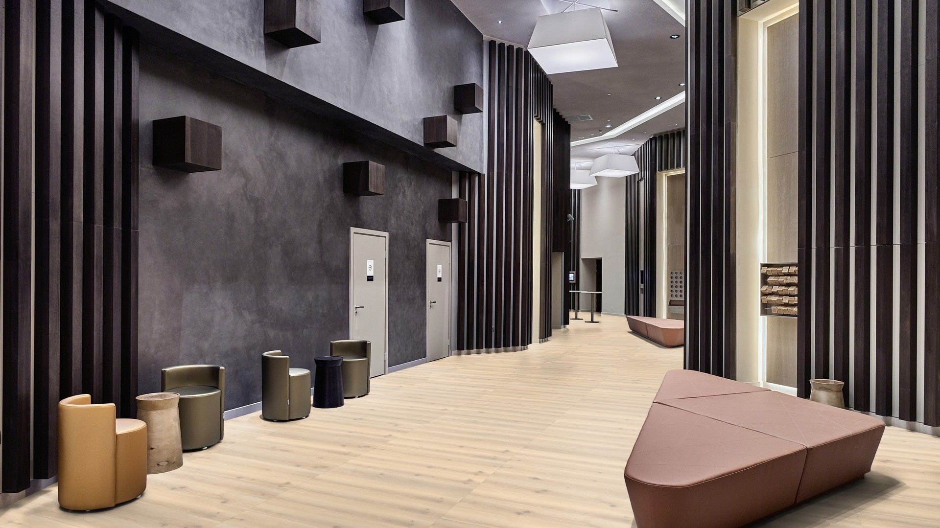 Gulvbelægning i kontorgang - Tæppeladen