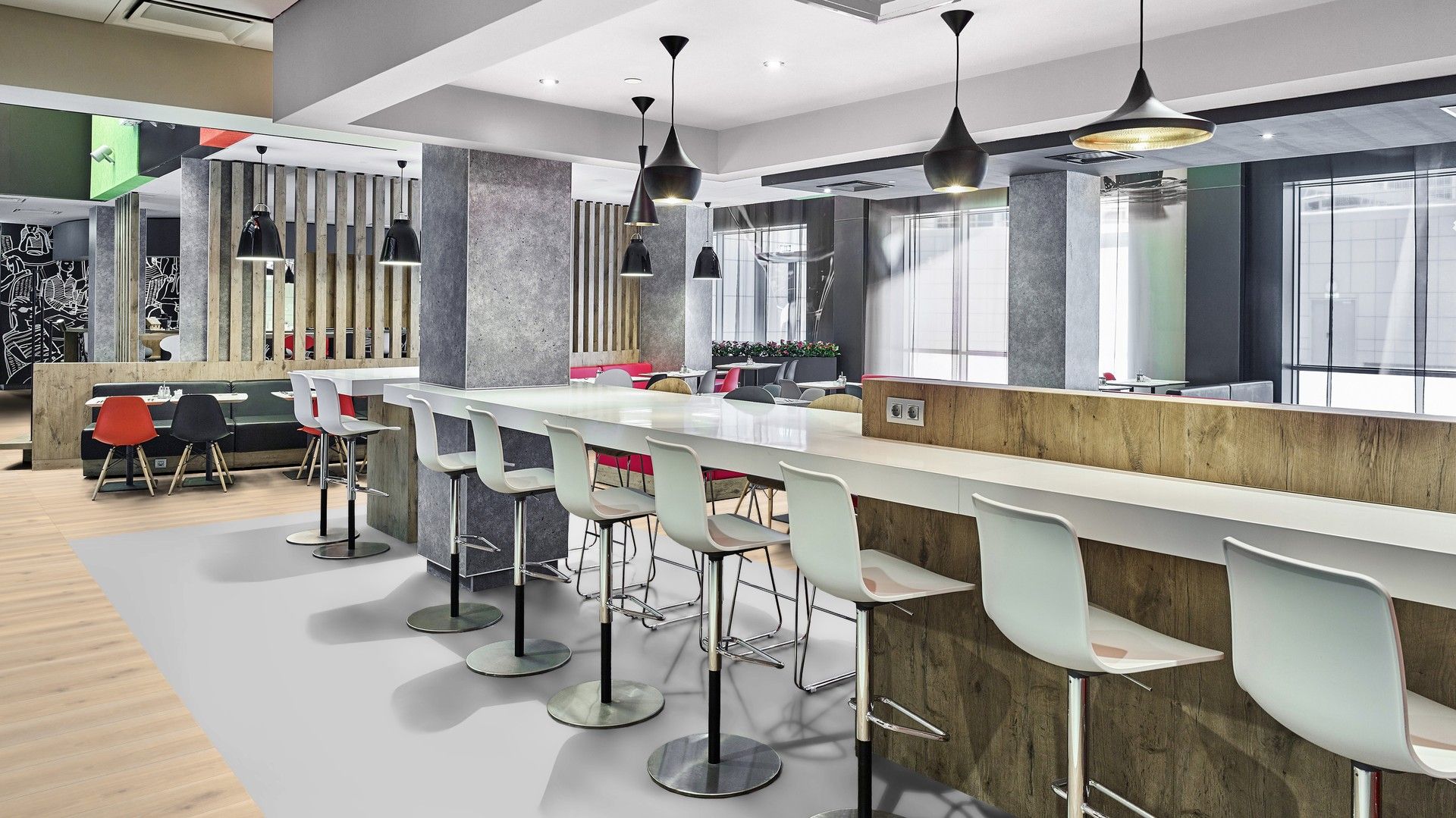 Gulvbelægning i kontor - Tæppeladen